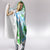 Kia Ora Maori New Zealand Pastel Hooded Blanket Sun Ta Moko Aqua Green Version LT01 - Polynesian Pride