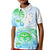 Kia Ora Maori New Zealand Pastel Kid Polo Shirt Sun Ta Moko Aqua Green Version LT01 Kid Aqua - Polynesian Pride