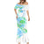 Kia Ora Maori New Zealand Pastel Mermaid Dress Sun Ta Moko Aqua Green Version LT01 - Polynesian Pride