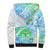 Kia Ora Maori New Zealand Pastel Sherpa Hoodie Sun Ta Moko Aqua Green Version LT01 - Polynesian Pride