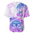 Kia Ora Maori New Zealand Pastel Baseball Jersey Sun Ta Moko Lilac Version LT01 - Polynesian Pride