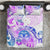 Kia Ora Maori New Zealand Pastel Bedding Set Sun Ta Moko Lilac Version LT01 Purple - Polynesian Pride