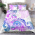 Kia Ora Maori New Zealand Pastel Bedding Set Sun Ta Moko Lilac Version LT01 - Polynesian Pride