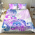 Kia Ora Maori New Zealand Pastel Bedding Set Sun Ta Moko Lilac Version LT01 - Polynesian Pride