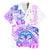 Kia Ora Maori New Zealand Pastel Family Matching Long Sleeve Bodycon Dress and Hawaiian Shirt Sun Ta Moko Lilac Version LT01 Dad's Shirt - Short Sleeve Purple - Polynesian Pride