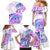 Kia Ora Maori New Zealand Pastel Family Matching Mermaid Dress and Hawaiian Shirt Sun Ta Moko Lilac Version LT01 - Polynesian Pride