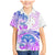 Kia Ora Maori New Zealand Pastel Family Matching Mermaid Dress and Hawaiian Shirt Sun Ta Moko Lilac Version LT01 Son's Shirt Purple - Polynesian Pride