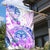 Kia Ora Maori New Zealand Pastel Garden Flag Sun Ta Moko Lilac Version LT01 - Polynesian Pride