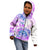 Kia Ora Maori New Zealand Pastel Kid Hoodie Sun Ta Moko Lilac Version LT01 - Polynesian Pride