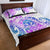 Kia Ora Maori New Zealand Pastel Quilt Bed Set Sun Ta Moko Lilac Version LT01 - Polynesian Pride