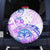 Kia Ora Maori New Zealand Pastel Spare Tire Cover Sun Ta Moko Lilac Version LT01 Purple - Polynesian Pride