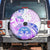 Kia Ora Maori New Zealand Pastel Spare Tire Cover Sun Ta Moko Lilac Version LT01 - Polynesian Pride