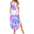 Kia Ora Maori New Zealand Pastel Summer Maxi Dress Sun Ta Moko Lilac Version LT01 Women Purple - Polynesian Pride