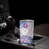 Kia Ora Maori New Zealand Pastel Tumbler Cup Sun Ta Moko Lilac Version LT01 - Polynesian Pride