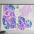 Kia Ora Maori New Zealand Pastel Window Curtain Sun Ta Moko Lilac Version LT01 With Hooks Purple - Polynesian Pride