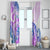 Kia Ora Maori New Zealand Pastel Window Curtain Sun Ta Moko Lilac Version LT01 - Polynesian Pride