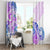 Kia Ora Maori New Zealand Pastel Window Curtain Sun Ta Moko Lilac Version LT01 - Polynesian Pride