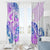 Kia Ora Maori New Zealand Pastel Window Curtain Sun Ta Moko Lilac Version LT01 - Polynesian Pride