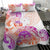 Kia Ora Maori New Zealand Pastel Bedding Set Sun Ta Moko Sunset Version LT01 - Polynesian Pride