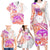 Kia Ora Maori New Zealand Pastel Family Matching Long Sleeve Bodycon Dress and Hawaiian Shirt Sun Ta Moko Sunset Version LT01 - Polynesian Pride