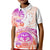 Kia Ora Maori New Zealand Pastel Kid Polo Shirt Sun Ta Moko Sunset Version LT01 Kid Orange - Polynesian Pride