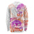 Kia Ora Maori New Zealand Pastel Long Sleeve Shirt Sun Ta Moko Sunset Version LT01 - Polynesian Pride