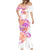 Kia Ora Maori New Zealand Pastel Mermaid Dress Sun Ta Moko Sunset Version LT01 - Polynesian Pride