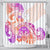 Kia Ora Maori New Zealand Pastel Shower Curtain Sun Ta Moko Sunset Version LT01 - Polynesian Pride