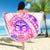 Kia Ora Maori New Zealand Pastel Beach Blanket Sun Ta Moko Sweet Version LT01 - Polynesian Pride