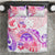 Kia Ora Maori New Zealand Pastel Bedding Set Sun Ta Moko Sweet Version LT01 Pink - Polynesian Pride