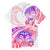 Kia Ora Maori New Zealand Pastel Family Matching Off Shoulder Long Sleeve Dress and Hawaiian Shirt Sun Ta Moko Sweet Version LT01 - Polynesian Pride