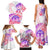 Kia Ora Maori New Zealand Pastel Family Matching Tank Maxi Dress and Hawaiian Shirt Sun Ta Moko Sweet Version LT01 - Polynesian Pride