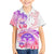 Kia Ora Maori New Zealand Pastel Kid Hawaiian Shirt Sun Ta Moko Sweet Version LT01 Kid Pink - Polynesian Pride