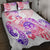 Kia Ora Maori New Zealand Pastel Quilt Bed Set Sun Ta Moko Sweet Version LT01 - Polynesian Pride