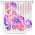 Kia Ora Maori New Zealand Pastel Shower Curtain Sun Ta Moko Sweet Version LT01 Pink - Polynesian Pride