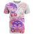 Kia Ora Maori New Zealand Pastel T Shirt Sun Ta Moko Sweet Version LT01 Pink - Polynesian Pride