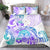 Kia Ora Maori New Zealand Pastel Bedding Set Sun Ta Moko Violet Version LT01 - Polynesian Pride