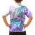 Kia Ora Maori New Zealand Pastel Family Matching Off Shoulder Short Dress and Hawaiian Shirt Sun Ta Moko Violet Version LT01 - Polynesian Pride