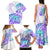 Kia Ora Maori New Zealand Pastel Family Matching Tank Maxi Dress and Hawaiian Shirt Sun Ta Moko Violet Version LT01 - Polynesian Pride