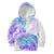 Kia Ora Maori New Zealand Pastel Kid Hoodie Sun Ta Moko Violet Version LT01 Hoodie Purple - Polynesian Pride