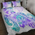 Kia Ora Maori New Zealand Pastel Quilt Bed Set Sun Ta Moko Violet Version LT01 - Polynesian Pride