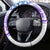 Kia Ora Maori New Zealand Pastel Steering Wheel Cover Sun Ta Moko Violet Version LT01 - Polynesian Pride