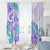 Kia Ora Maori New Zealand Pastel Window Curtain Sun Ta Moko Violet Version LT01 - Polynesian Pride