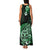 Aotearoa Kia Ora New Zealand Ta Moko Green Version Family Matching Tank Maxi Dress and Hawaiian Shirt LT01 - Polynesian Pride