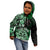 Aotearoa Kia Ora New Zealand Ta Moko Green Version Kid Hoodie LT01 - Polynesian Pride