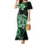 Aotearoa Kia Ora New Zealand Ta Moko Green Version Mermaid Dress LT01 Women Green - Polynesian Pride