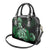 Aotearoa Kia Ora New Zealand Ta Moko Green Version Shoulder Handbag LT01 - Polynesian Pride