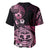 Aotearoa Kia Ora New Zealand Ta Moko Pink Version Baseball Jersey LT01 - Polynesian Pride