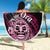 Aotearoa Kia Ora New Zealand Ta Moko Pink Version Beach Blanket LT01 - Polynesian Pride