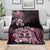 Aotearoa Kia Ora New Zealand Ta Moko Pink Version Blanket LT01 - Polynesian Pride